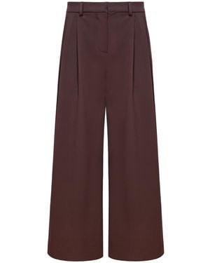 Mandragora Straight Leg Trousers Estra - Purple