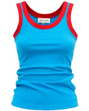 Julia Allert Rib Tank Top - Blue