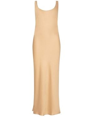 Roses Are Red Neutrals Charlotte Reversible Dress Golden Vs Chocolat - Natural