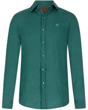 Maison Tangerine Basil Linen Shirt For - Green