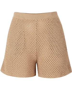 SALANIDA Coco Lace Shorts Sand - Natural