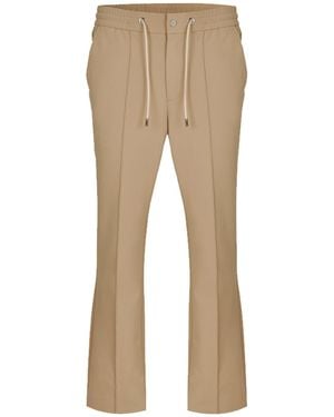 DAVID WEJ Ashford Relaxed Loose Fit Drawstring Trouser - Natural