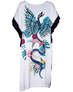 ARTISTA Natalie Oriental Printed Dress - Blue