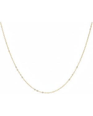 Spero London 9Ct Trace Chain Necklace - Metallic