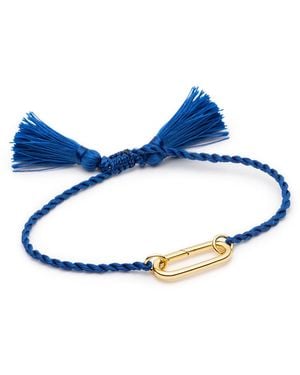With Love Darling Smile Charms Bracelet - Blue