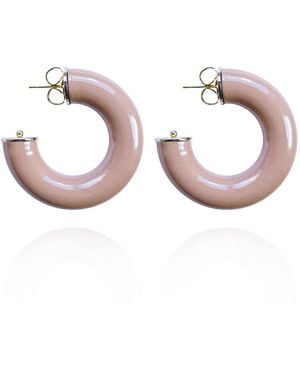 Saule Label Alba Hoops - Pink