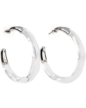 Zynnia Collective Mega Bare Hoops - White