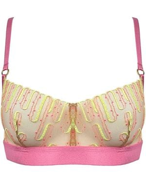 Somewhere Never Desert Heat Balconette Bralette - Pink