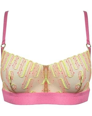 Somewhere Never Desert Heat Balconette Bralette - Pink