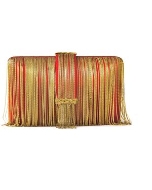 Simitri Chunky Clutch - Brown
