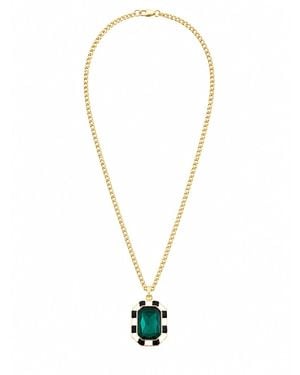 By Virgo Gemma Forest Necklace - Metallic