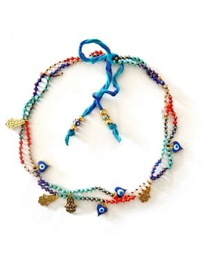 Persia Dona Jewelry La Mamounia Necklace - Blue