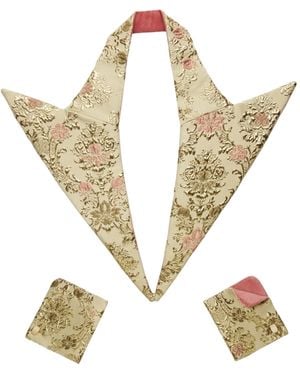 Victoria Grant Rhapsody — Couture Tuxedo Lapels & Cuffs - Metallic