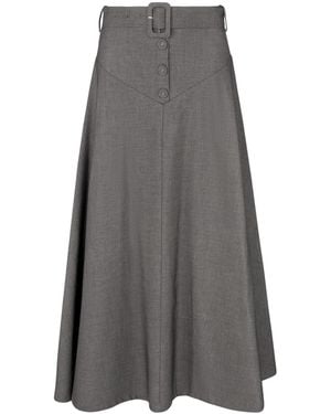 Lou&Up (Formerly Loup Clothing) Fit & Flare Skirts - Grey
