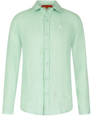 Maison Tangerine Mint Linen Shirt For - Green