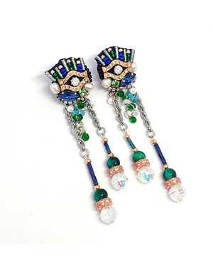 Ariel.c Jewellery Rose Surrealist Gaze - Blue