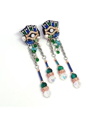 Ariel.c Jewellery Rose Surrealist Gaze - Blue