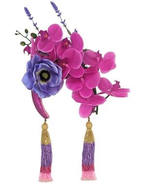 Julia Clancey Orchid Lilac Bloom Luxe Headband - Purple