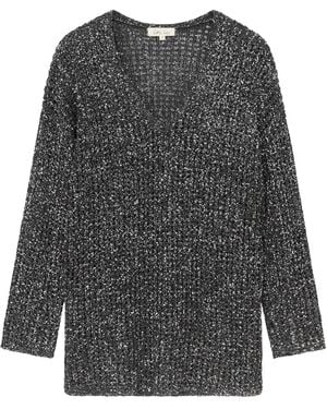 Little Lies Dazed & Confused Sequin Knit - Grey