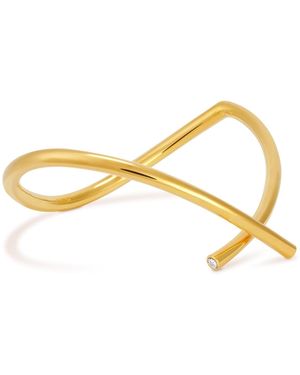 Meulien Abstract Embrace Bangle - Metallic