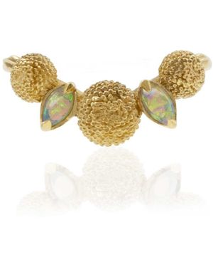 Lee Renee Dahlia Opal Ring - Metallic