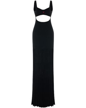 Pcfg Daydreamers Pleated Skirt Knit Dress - Black