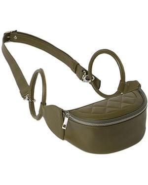 Laura Olaru Nadia Quilted Leather Belt Bag - Green