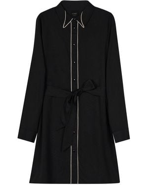 Lo Neel Avika Shirt Dress - Black