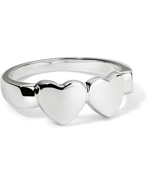 Déclarer Og Double Heart Ring - White