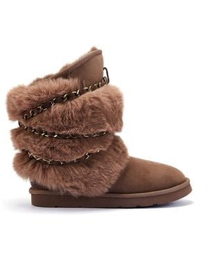 Australia Luxe Atilla Short Boots Clay - Brown