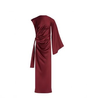Herfetch Maxi Lily Dress-Burgundy - Red