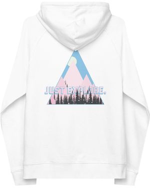 Anchor and Crew Just Explore. Seeker Organic Cotton Raglan Hoodie - White