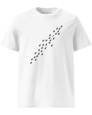 Anchor and Crew Ants Where's William Going? Organic Cotton T-Shirt - White