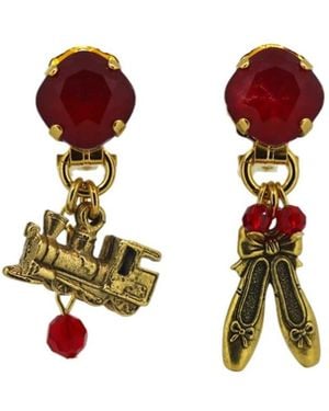 Vickisarge Yuletide Motion Charm Earrings - Multicolour