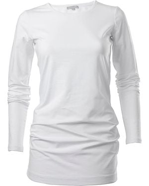 Cove Long Length Cotton Tee - Grey