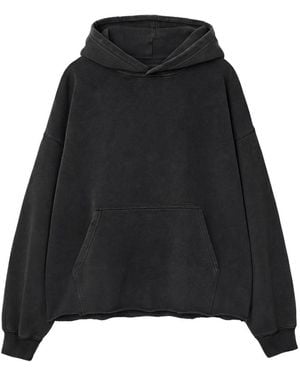 Other Raw Edge Oversized Hoodie - Black