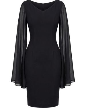Luna Fashion House Short Dress, Rebeka - Black