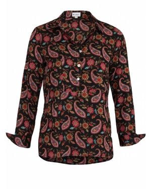 At Last Soho Shirt Paisley - Brown