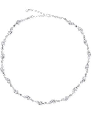 Ptera Jewelry Starry Night Tennis Necklace - Metallic