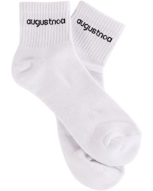 augustnoa Best Ankle Socks - White
