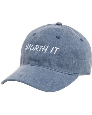 Misha Vaidya Worth It Cap - Blue