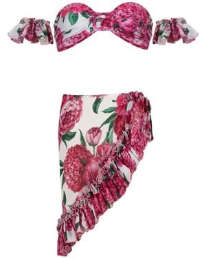 Nur Karaata Marigold Set - Red