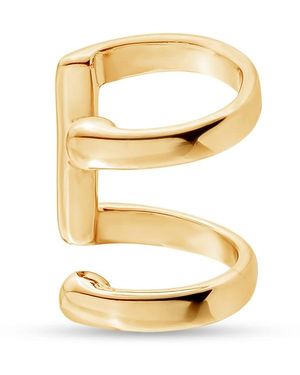 SALLY SKOUFIS Alchemy Duo Ear Cuff - Metallic