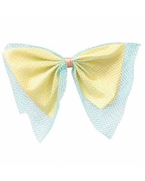 Miro Misljen Neutrals Silk Bow Headpiece - Yellow