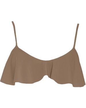 Rêve De Rive Oona Pecan Bikini Top - Brown