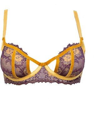 Carol Coelho Babylon Exquisite Cut Out Underwire Bra - Orange