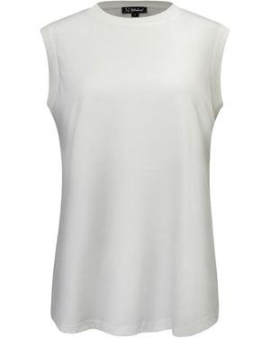 Smart and Joy Sleeveless Cotton Blend Tank Top - Grey