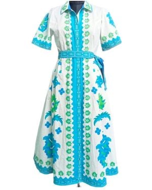 IslaPayal Chelsea Shirtdress - Blue