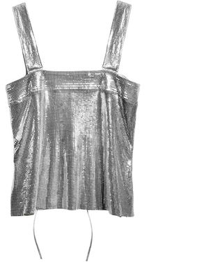 Paloma Lira Silver Top - Multicolour