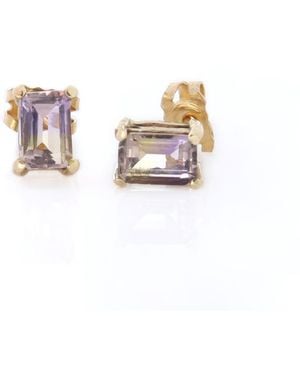 Gabriella Alicia Ametrine Stud Earrings - Metallic
